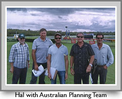 Hal with Australian planning team